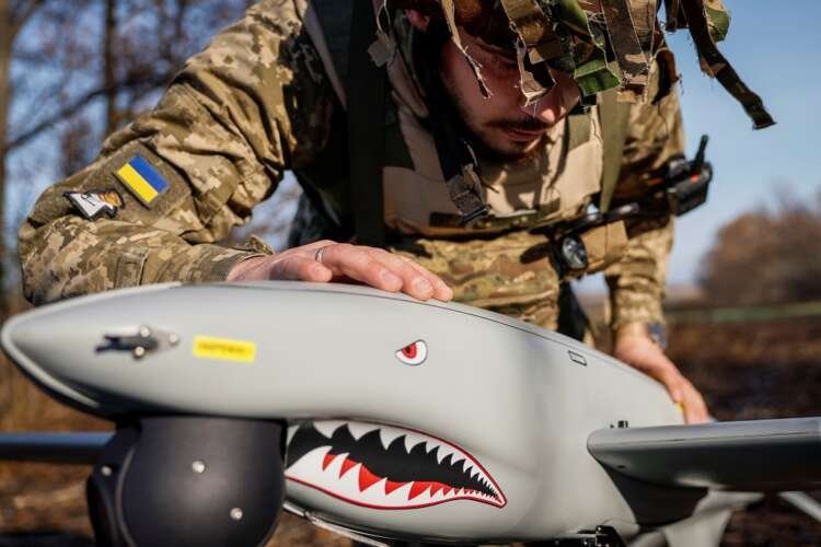 Ukrainian serviceman prepares the Shark drone for reconnaissance mission - Global Banking & Finance Review