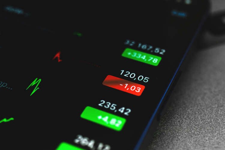 Close-up of a stock chart app illustrating forex trading trends - Global Banking & Finance Review