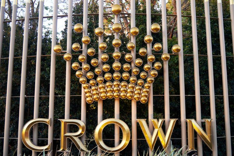Crown Resorts logo on fence at Crown Perth, relevant to Blackstone buyout proposal - Global Banking & Finance Review