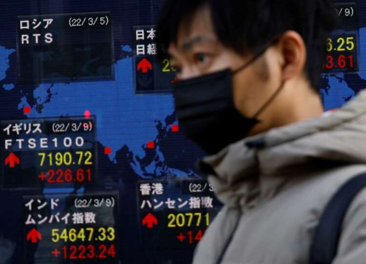 Electronic board showing global stock indexes during market fluctuations - Global Banking & Finance Review