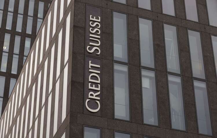 Image for Credit Suisse warns of Q1 loss, shares fall