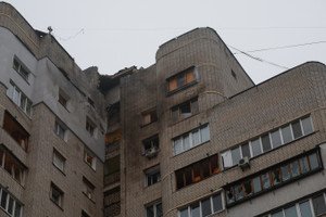 Damage from Russian drone strikes in Kyiv during recent attacks - Global Banking & Finance Review