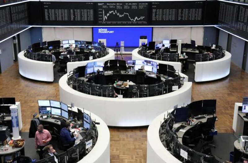 Image for Shares rise, dollar wobbles after market sees Powell comments as dovish