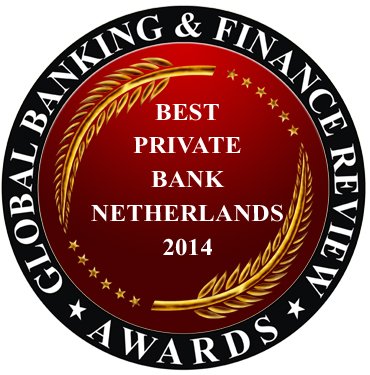 Award announcement for ING Private Banking as Best Private Bank Netherlands 2014 - Global Banking & Finance Review