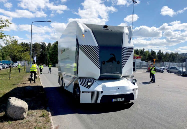 Image for Self-driving truck company Einride expands into Norway