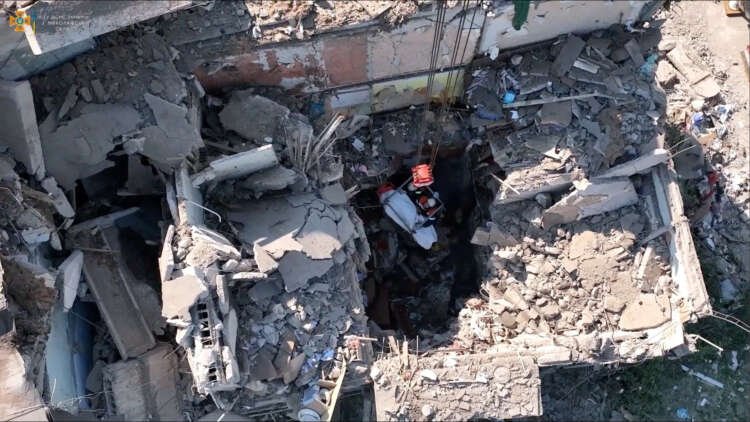 Destruction from a Russian missile strike in Mykolaiv, Ukraine - Global Banking & Finance Review