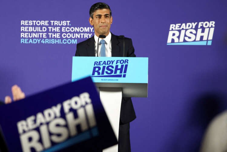 Rishi Sunak speaking at a leadership campaign event in London - Global Banking & Finance Review