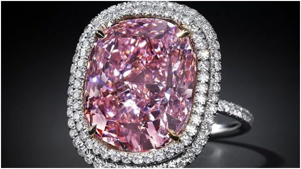 This fancy Vivid Pink diamond sold by Christie’s last year for $28.5m was described as the Rolls Royce of diamonds.