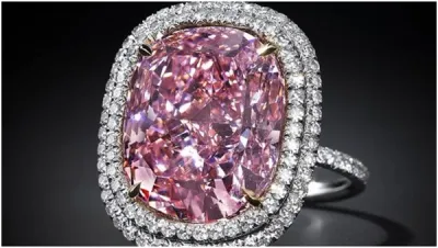 This fancy Vivid Pink diamond sold by Christie’s last year for $28.5m was described as the Rolls Royce of diamonds. This fancy Vivid Pink diamond sold by Christie’s last year for $28.5m was described as the Rolls Royce of diamonds.
