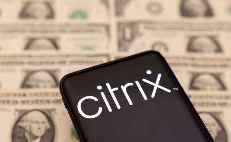 Illustration showing Citrix Systems logo and financial data related to banks' $700 million loss - Global Banking & Finance Review