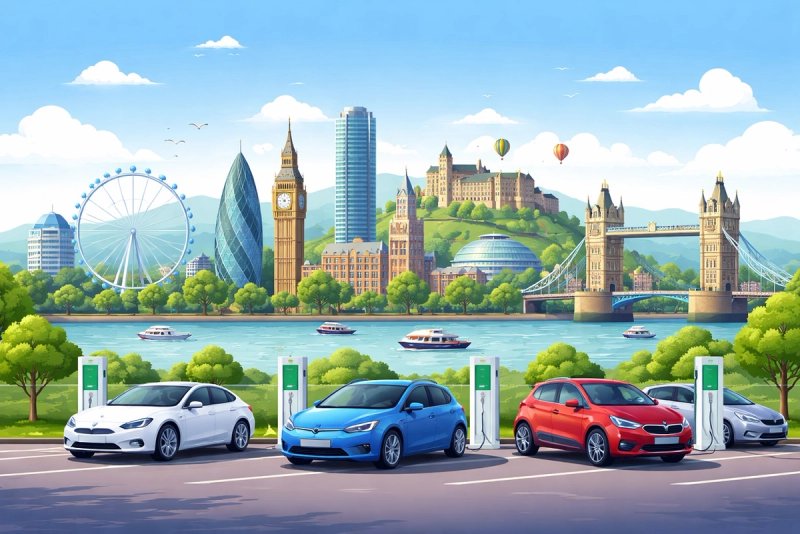 Image for Top UK Cities with the Highest EV Uptake