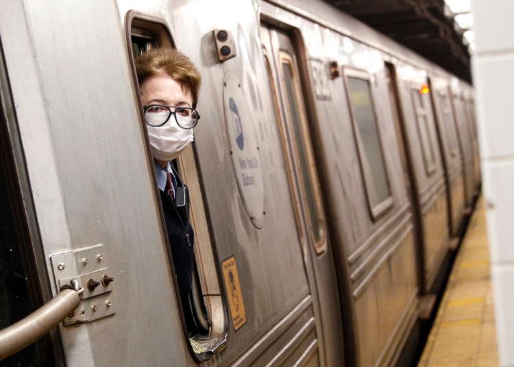 Want to create 5 million green jobs? Invest in public transport in citiesA New York City subway conductor looks out as the train pulls out of the station in Brooklyn, New York