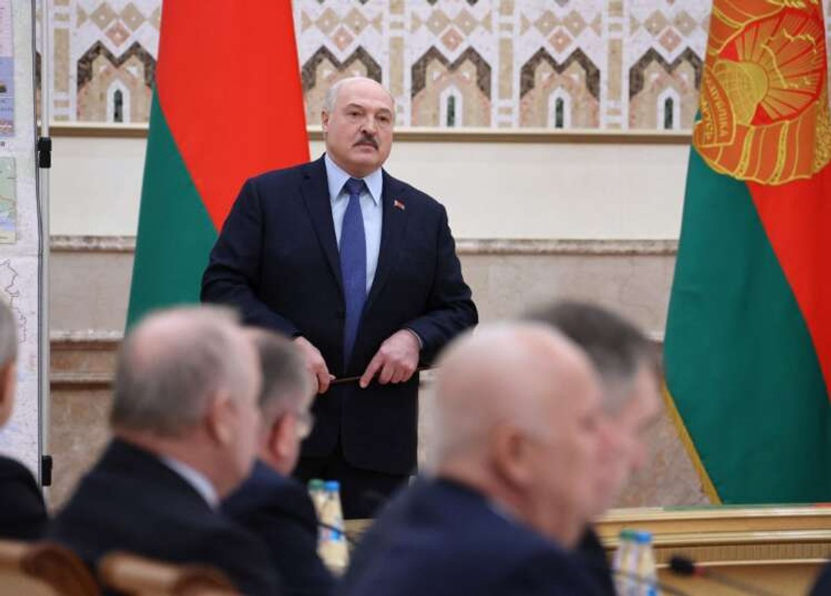 Belarusian President Alexander Lukashenko during a meeting amid EU sanctions over Ukraine invasion - Global Banking & Finance Review