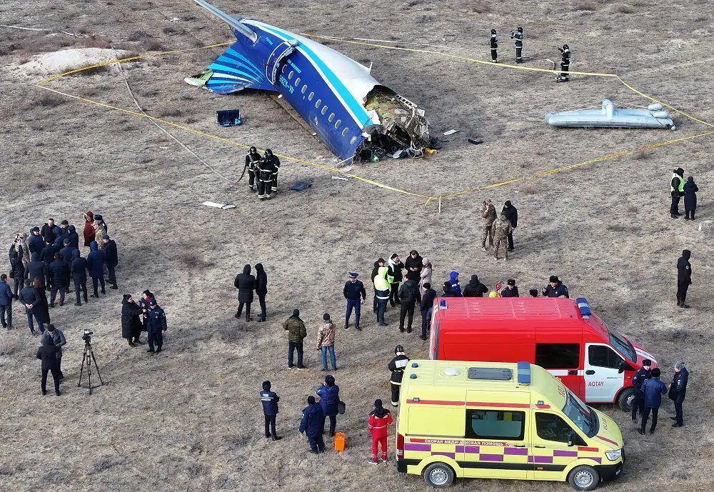 Azerbaijan Airlines flight crash in Kazakhstan amid fog and drone alert - Global Banking & Finance Review
