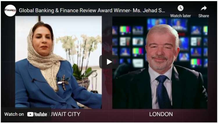 Image for Global Banking & Finance Review Award Winner- Ms. Jehad Saud Al-Humaidhi, CEO, Ahli United Bank