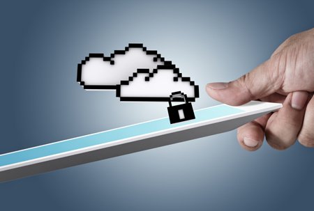 cloud network sign as conce