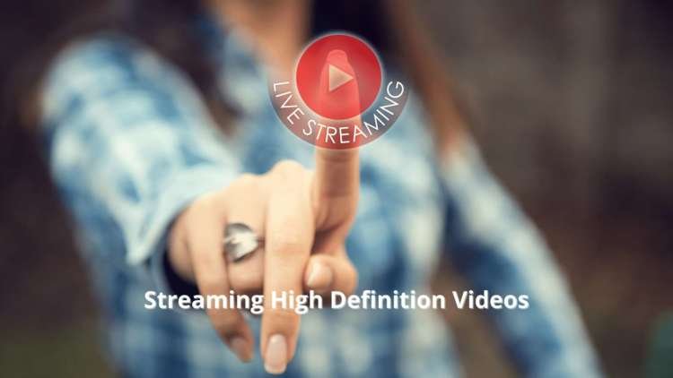 Person streaming high definition videos on a laptop with modern interface - Global Banking & Finance Review