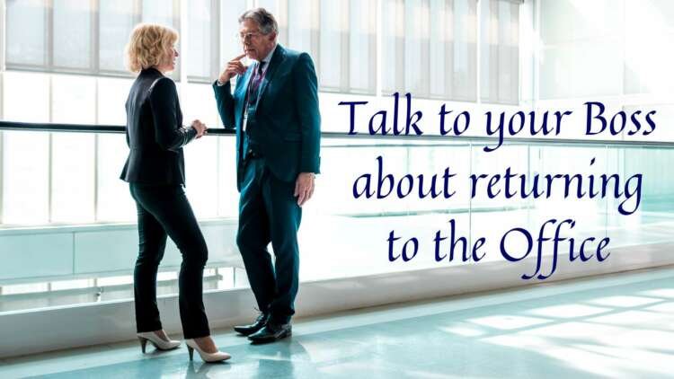 Image for How to talk to your boss about returning to the office