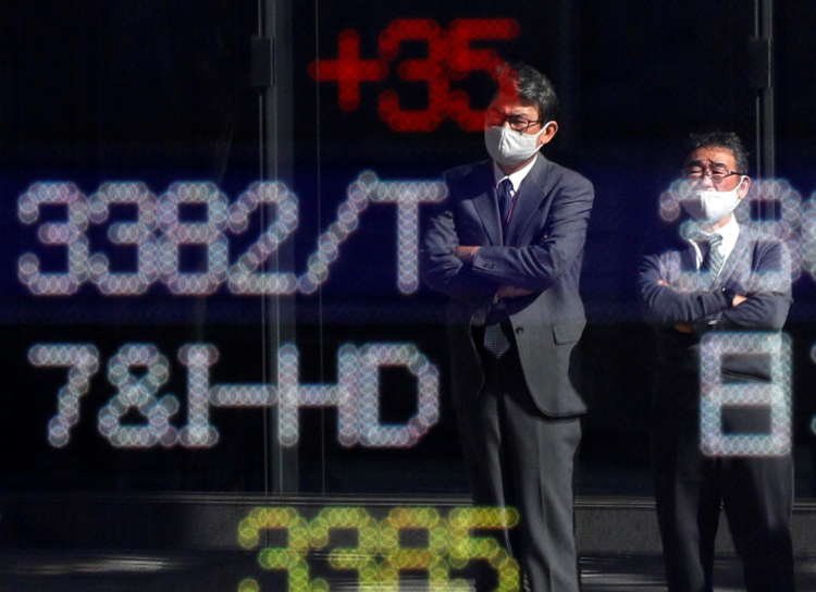 Image for Asian shares push higher, dollar eases