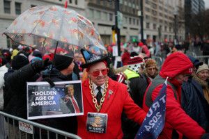 Image for 'We're back. I'm excited': Portraits of the crowd at Trump's inauguration
