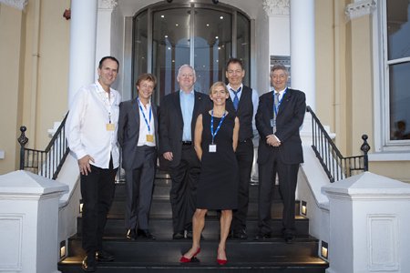 Group of entrepreneurs and experts at the Crypto Valley Summit discussing digital currency - Global Banking & Finance Review