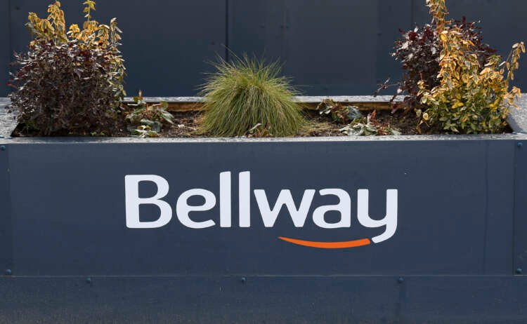 Bellway construction site showcasing social housing development in London - Global Banking & Finance Review
