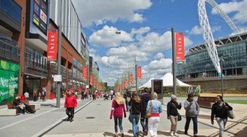 Construction site showcasing new roads and buildings in Wembley Park - Global Banking & Finance Review