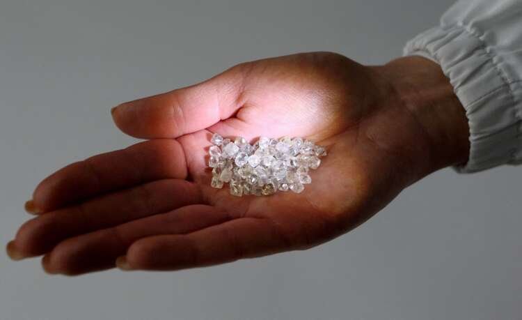 Rough diamonds showcased at Alrosa sorting center in Moscow - Global Banking & Finance Review