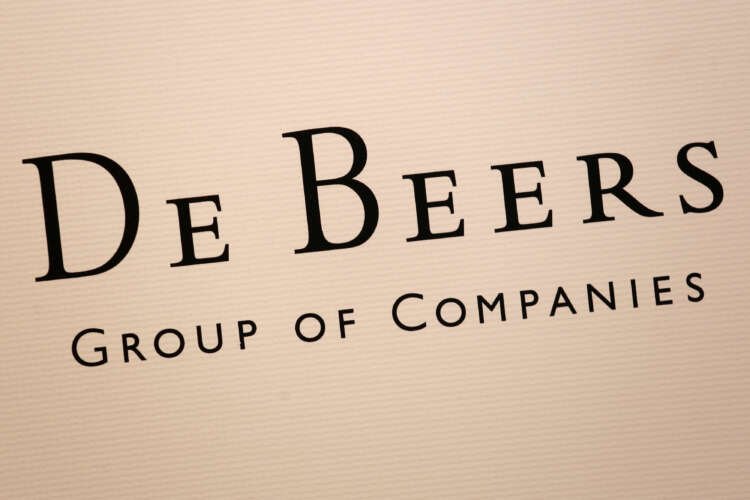 De Beers logo displayed prominently in Hong Kong, related to new CEO appointment - Global Banking & Finance Review