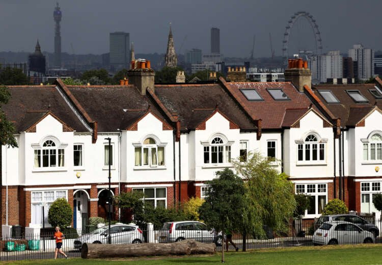 Residential housing in south London reflecting rising UK home asking prices - Global Banking & Finance Review