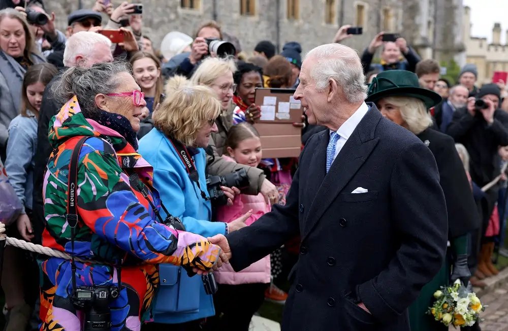 King Charles greets well-wishers outside St George's Chapel after Easter service - Global Banking & Finance Review