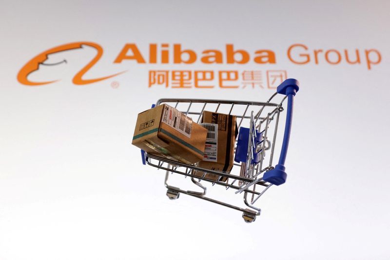 Image for Alibaba shares open at three year-high as quarterly revenue rebounds