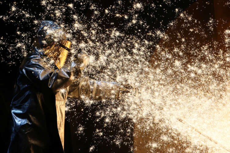 ThyssenKrupp steel factory illustrating German industrial output decline - Global Banking & Finance Review