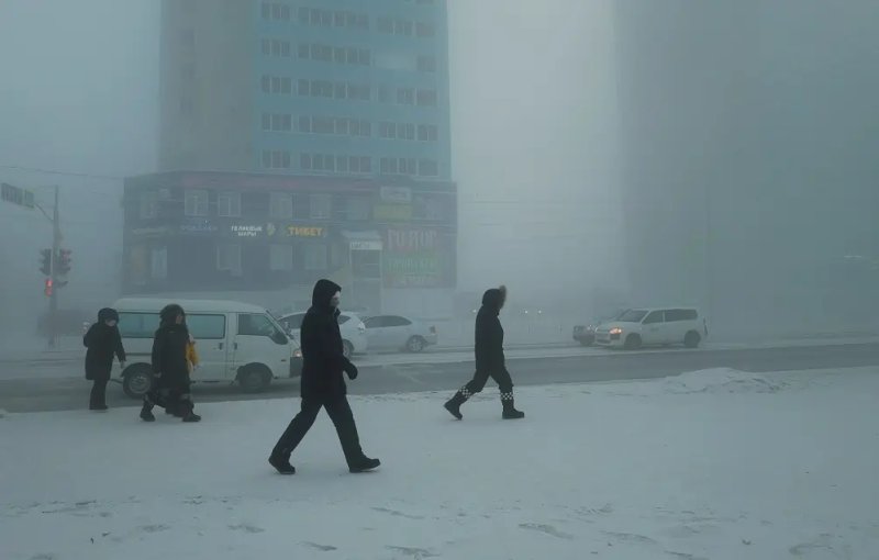 Image for Swathes of Siberia freeze in temperatures below -58 Celsius