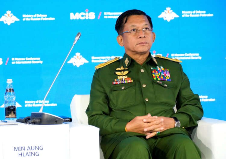 Myanmar junta leader Min Aung Hlaing visits Russia amid international pressure - Global Banking & Finance Review