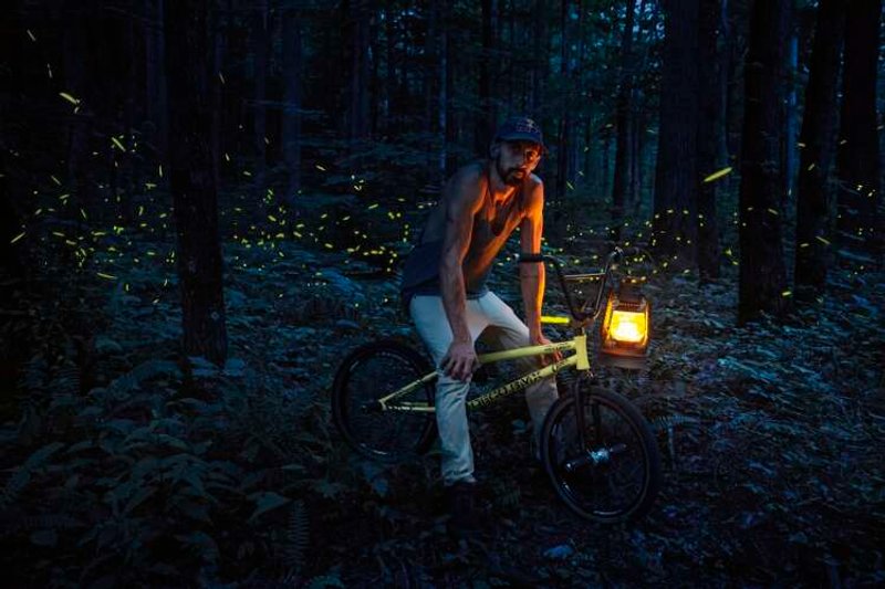 Image for Deep in Tennessee’s forest BMX star dances amongst fireflies