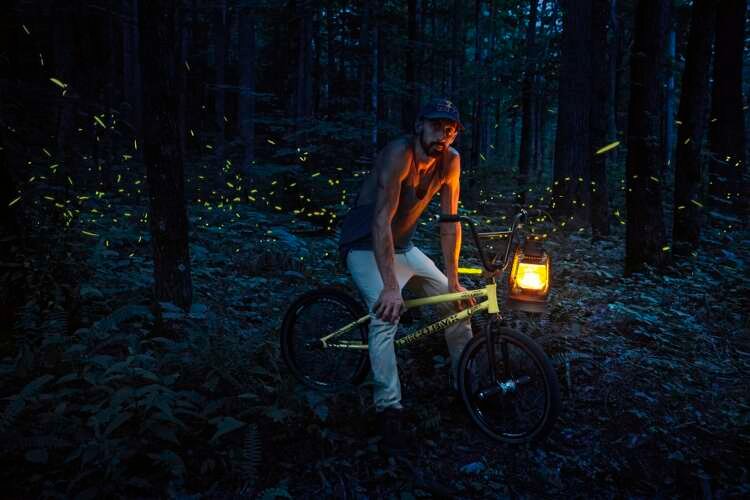 Image for Deep in Tennessee’s forest BMX star dances amongst fireflies