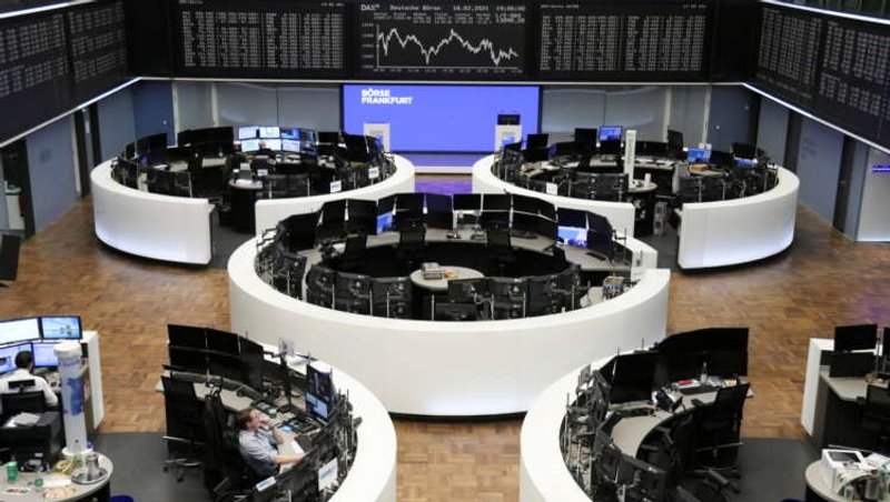 Image for European shares end higher on upbeat German data