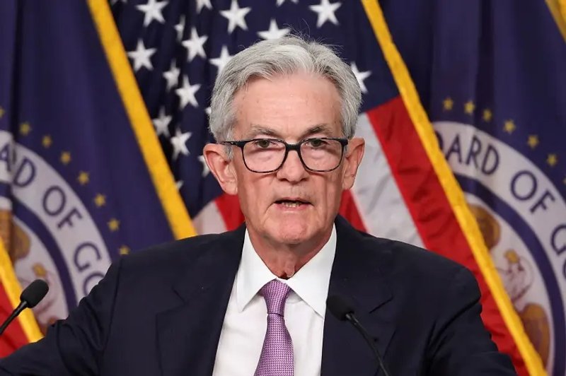 Image for Fed’s Powell: Central bank forecasts don’t point to urgent action