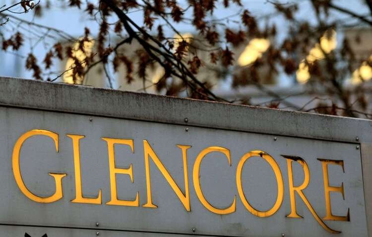 Glencore logo at headquarters related to Zambia's Mopani Copper Mines funding - Global Banking & Finance Review