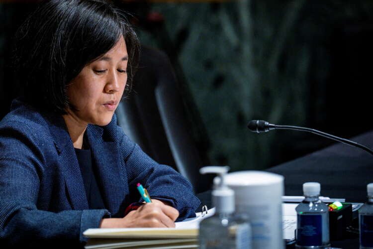 FILE PHOTO: Katherine C. Tai testifies before Senate Finance Committee in Washington