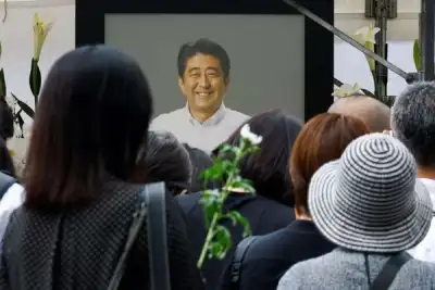 Image for Japan bids sombre farewell to slain Shinzo Abe, its longest-serving premier