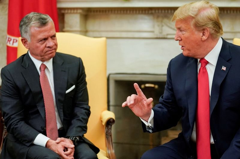 Trump and Jordan's King Abdullah in a tense meeting discussing Gaza displacement - Global Banking & Finance Review