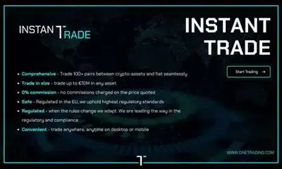 Image for One Trading Launch Instant Trade