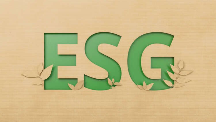 Decorative papercut plant with ESG text, symbolizing sustainable investing - Global Banking & Finance Review