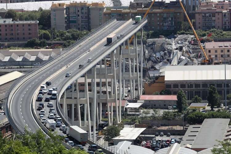Image for Genoa bridge trial opens 4 years after disaster, set to last months