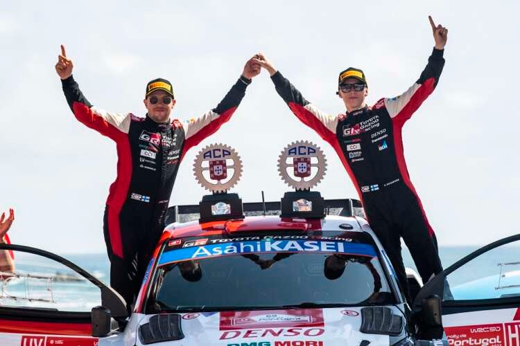 Image for Hat-trick hero Rovanperä supreme on Sunday at Rally de Portugal