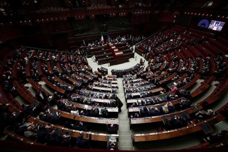 Image for Holocaust survivor oversees start of rightist Italian parliament