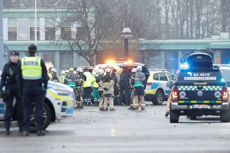 Emergency responders at the scene of the tragic school shooting in Sweden - Global Banking & Finance Review