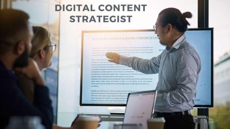 Digital content strategist analyzing data and trends for effective content strategy - Global Banking & Finance Review